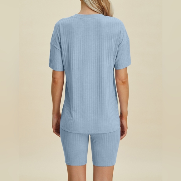 Ribbed Harmony Set - Light Blue - Picture 4 of 5